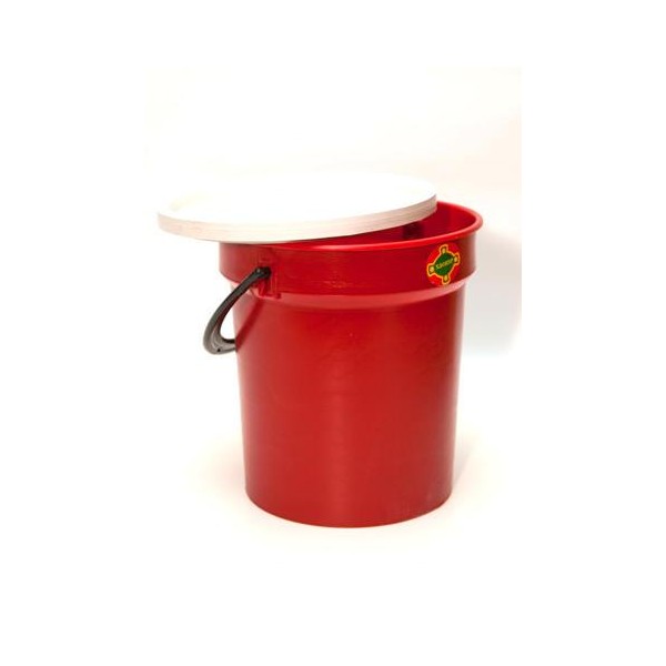 Ведро из ЭМ-пластмассы 4 л с крышкой