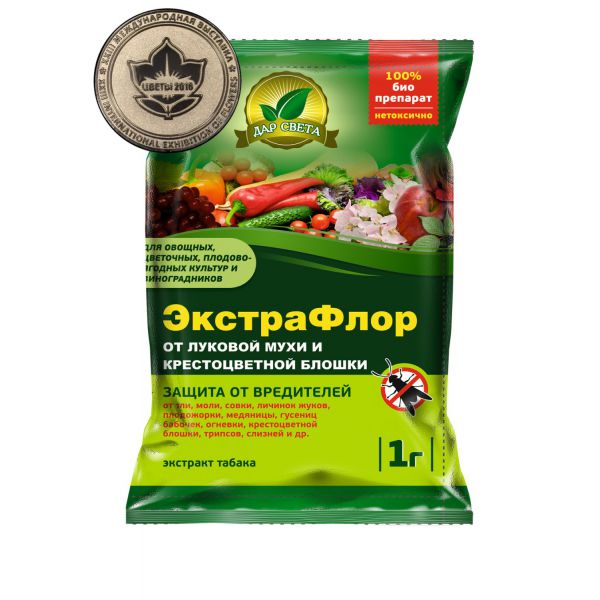 ЭкстраФлор №5 от луковой мухи и крестоцветной блошки 1гр