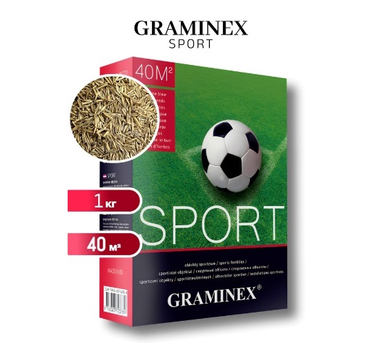 Газонная трава "GRAMINEX" Sport 1кг