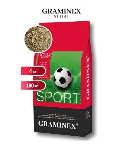 Газонная трава "GRAMINEX" Sport 4кг